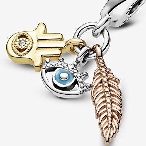 PANDORA Hamsa, All-Seeing Eye & Feather - JOY2ESpree