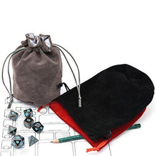 
                        
                          गैलरी व्यूवर में इमेज लोड करें, IvyFieldDice Red/Grey/Black Drawstring Dice Bag - JOY2ESpree
                        
                      