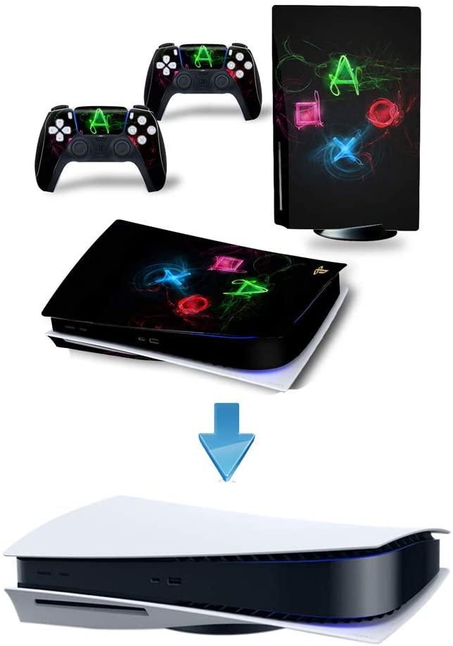Decals Cover Whole Body Skin Protector for PS5 Playstation 5 Console Wrap Sticker Skin - JOY2ESpree