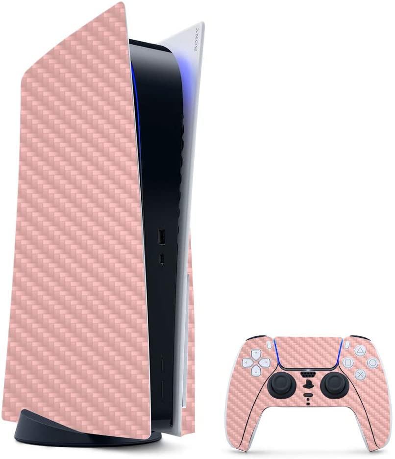 MightySkins Carbon Fiber Skin Compatible with PS5 / Playstation 5 Digital Edition Bundle - JOY2ESpree
