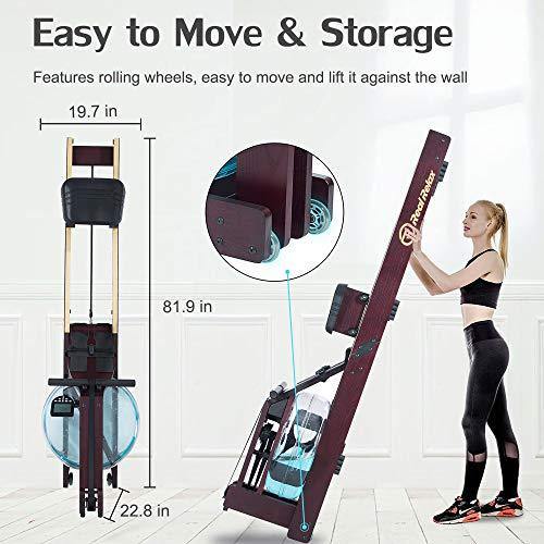Real Relax Water Rowing Machine for Home Use, Water Adjustable Resistance Rower - JOY2ESpree