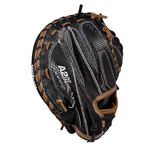 Wilson 2021 A2K M1D (CM) Right Hand Throw Baseball Glove - 33.5", Black Snakeskin/Saddle Tan - JOY2ESpree