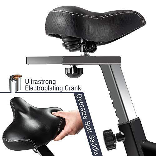 Merax Gym Exercise Bike - Indoor Cycling Bike Stationary 400lbs Weight Capacity Padded Seat Cushion - JOY2ESpree