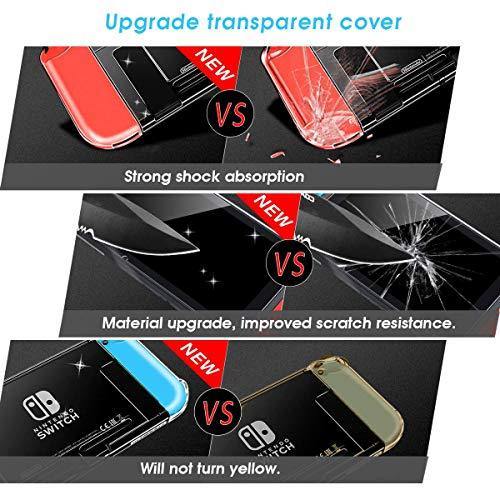 AISITIN Compatible with Nintendo Switch Case Dockable Clear Protective Case Cover - JOY2ESpree