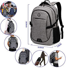 
                        
                          將圖片載入圖庫檢視器 SHRRADOO Durable Anti Theft Laptop Backpack Travel Backpacks Bookbag
                        
                      