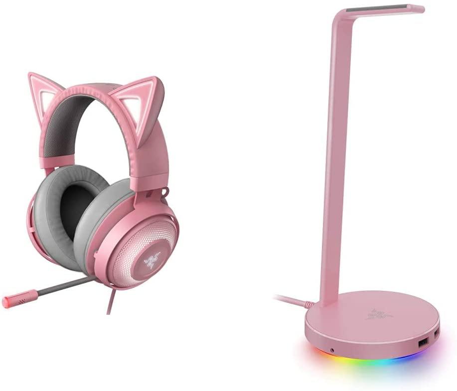 Razer Kraken Gaming Headset: Lightweight Aluminum Frame, Retractable Noise Isolating Microphone - JOY2ESpree