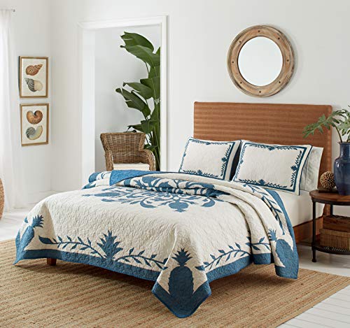 Tommy Bahama Aloha Pineapple Cotton Blue Standard Sham