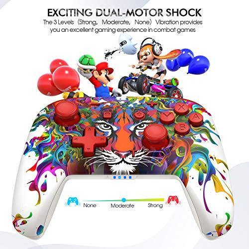 Wireless Gaming Controller for Nintendo Switch, Gamepad with Dual Vibration and Six Axis, Controller for Switch, Switch Lite, Windows XP/10/7/8/8.1 - JOY2ESpree
