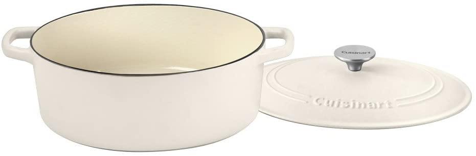 Cuisinart Cast Iron Casserole, Terracotta Orange, 5.5 Quart - JOY2ESpree