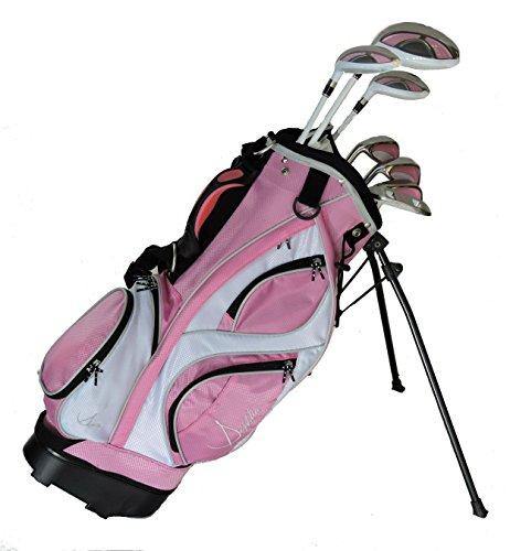 Sephlin - Lady E Pink Left Hand 7 Pieces Golf Clubs Set & Golf Bag Age 3-6 - JOY2ESpree