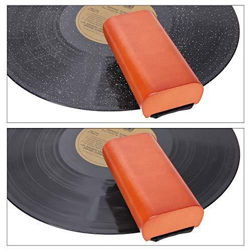 5 in 1 Vinyl Record Cleaning Solution Kit, Includes Soft Velvet Record Brush, Vinyl Cleaning Liquid, Stylus Cleaner & Brush and Carry Pouch - JOY2ESpree