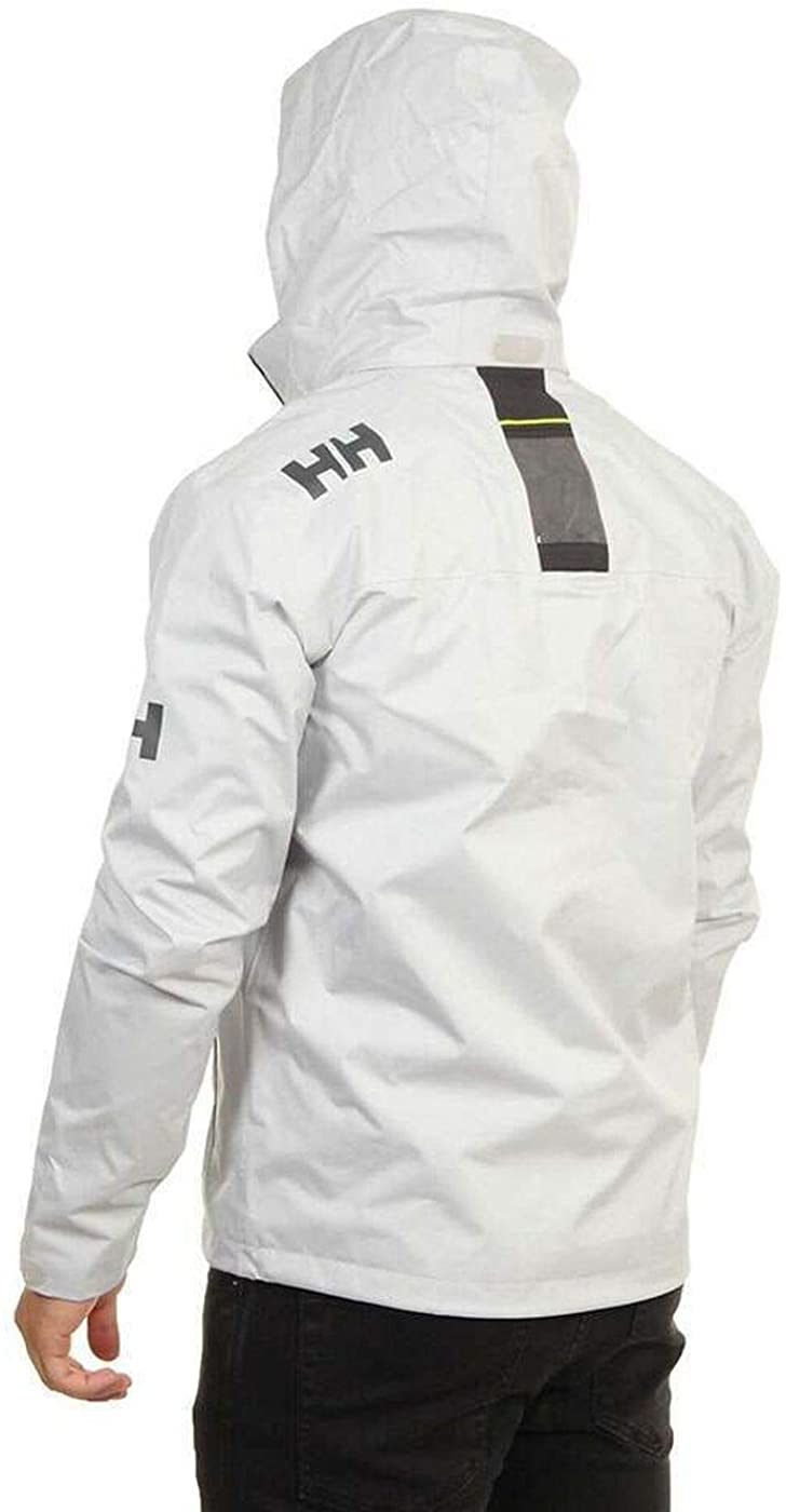 Helly-Hansen Men's Crew Hooded Waterproof Windproof Breathable Rain Coat Jacket