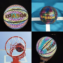 
                        
                          गैलरी व्यूवर में इमेज लोड करें, KPASON Basketball Holographic Glow in The Dark Basketball - JOY2ESpree
                        
                      