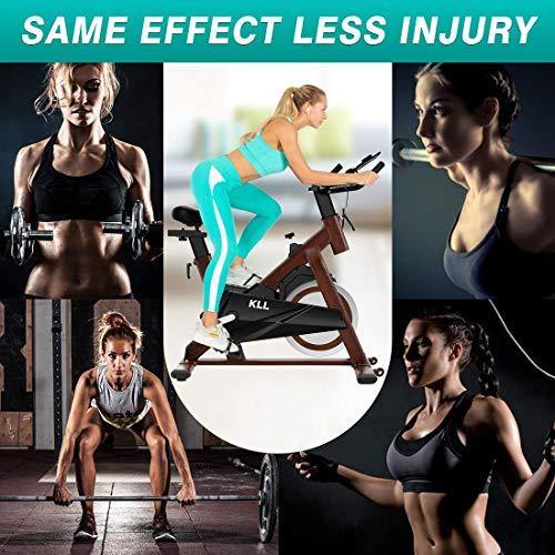KLL Indoor Cycling Bike Stationary, Exercise Bike for Home Cardio Gym - JOY2ESpree