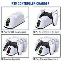 
                        
                          Muat gambar ke penampil Galeri, Vinywill PS5 Controller Charger Station Compatible with Playstation 5 DualSense Controller - JOY2ESpree
                        
                      