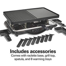 
                        
                          Load image into Gallery viewer, Hamilton Beach 8-Serving Raclette Electric Indoor Grill, Ideal for Parties and Family Fun, Black (31612-MX) - JOY2ESpree
                        
                      
