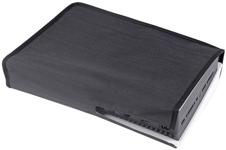 PS5 Dust Cover Anti Scratch Waterproof Dust-Proof Cover Sleeve for Playstation 5 Console Digital Edition and Regular Edition Console (Black) - JOY2ESpree