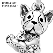 
                        
                          Load image into Gallery viewer, Pandora Jewelry Bulldog Puppy Dog Dangle Sterling Silver Charm - JOY2ESpree
                        
                      