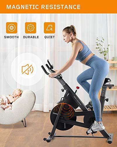 OVICX Indoor Cycling Bike Stationary Bike with Magnetic Resistance Indoor Cycling Bike Exercise Bikes - JOY2ESpree