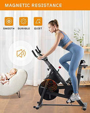 
                        
                          Load image into Gallery viewer, OVICX Indoor Cycling Bike Stationary Bike with Magnetic Resistance Indoor Cycling Bike Exercise Bikes - JOY2ESpree
                        
                      