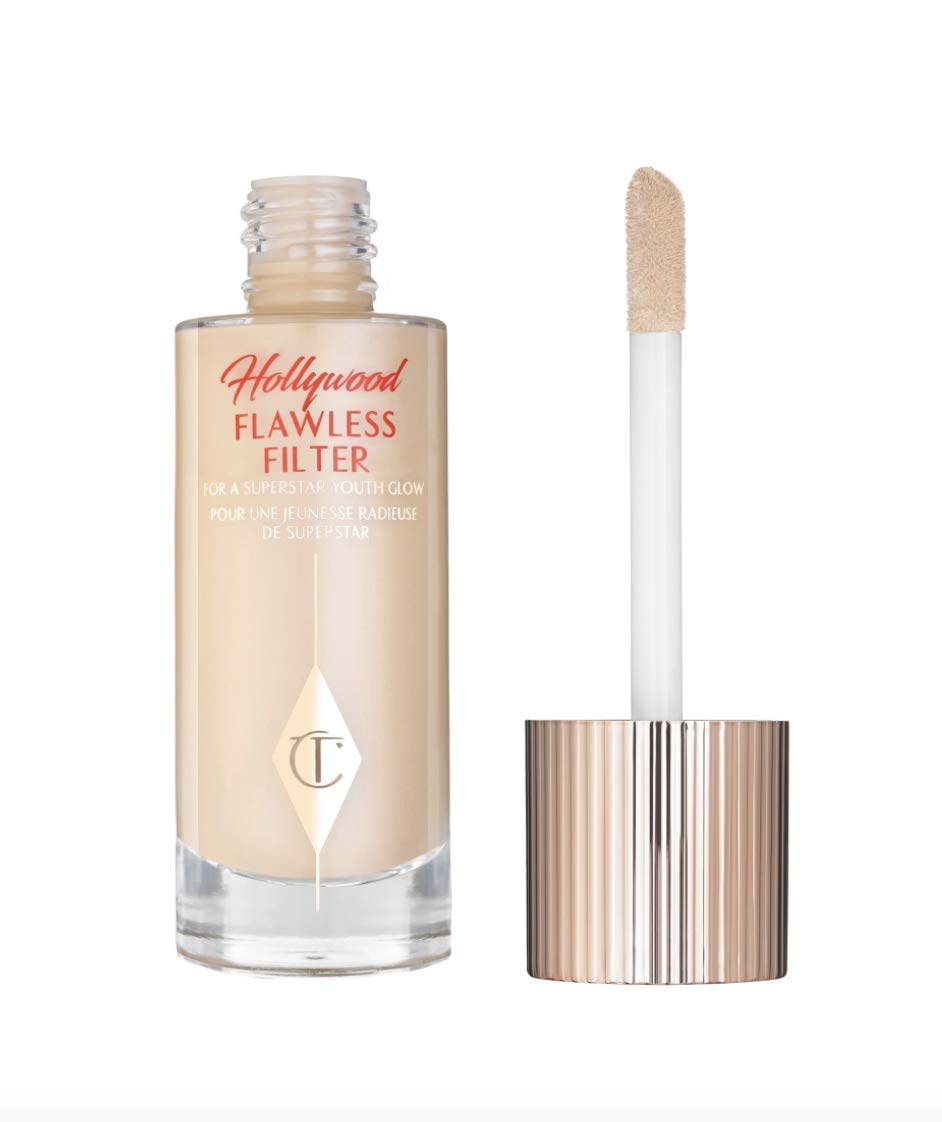 Charlotte Tilbury Hollywood Flawless Filter Face Foundation Primer & Highlight - 1 oz Full Size (Shade 2)