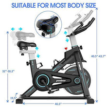
                        
                          गैलरी व्यूवर में इमेज लोड करें, pooboo Magnetic Exercise Bike Indoor Cycling Bike Stationary - JOY2ESpree
                        
                      