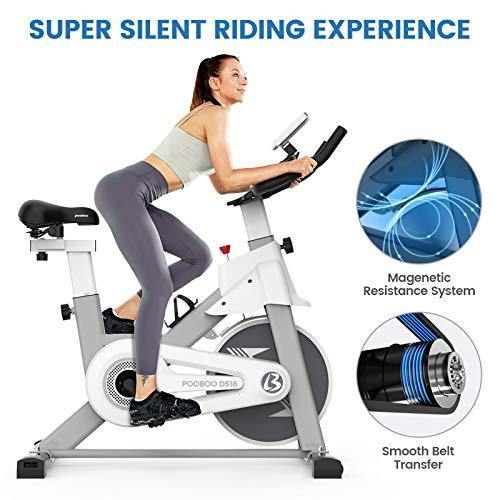 pooboo Indoor Cycling Bike with Magnetic Resistance Exercise Bikes Stationary - JOY2ESpree