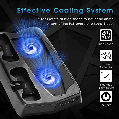 Kootek Cooling Station for PS5 PlayStation 5 Console - JOY2ESpree