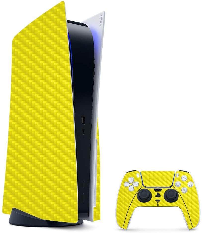 MightySkins Carbon Fiber Skin Compatible with PS5 / Playstation 5 Digital Edition Bundle - JOY2ESpree