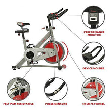 
                        
                          將圖片載入圖庫檢視器 Sunny Health &amp; Fitness Indoor Cycling Exercise Bike with 40 LB Flywheel and Dual Felt Resistance - Pro / Pro II - JOY2ESpree
                        
                      