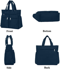 
                        
                          將圖片載入圖庫檢視器 Canvas Tote Bag Waterproof Nylon Multi Pocket Shoulder Bags Laptop Work Bag Teacher Purse and Handbags for Women &amp; Men
                        
                      