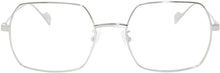 
                        
                          Cargar imagen en el visor de la galería, Balenciaga Everyday BB0090O 002 Eyeglasses Women's Silver Full Rim Optical Frame
                        
                      
