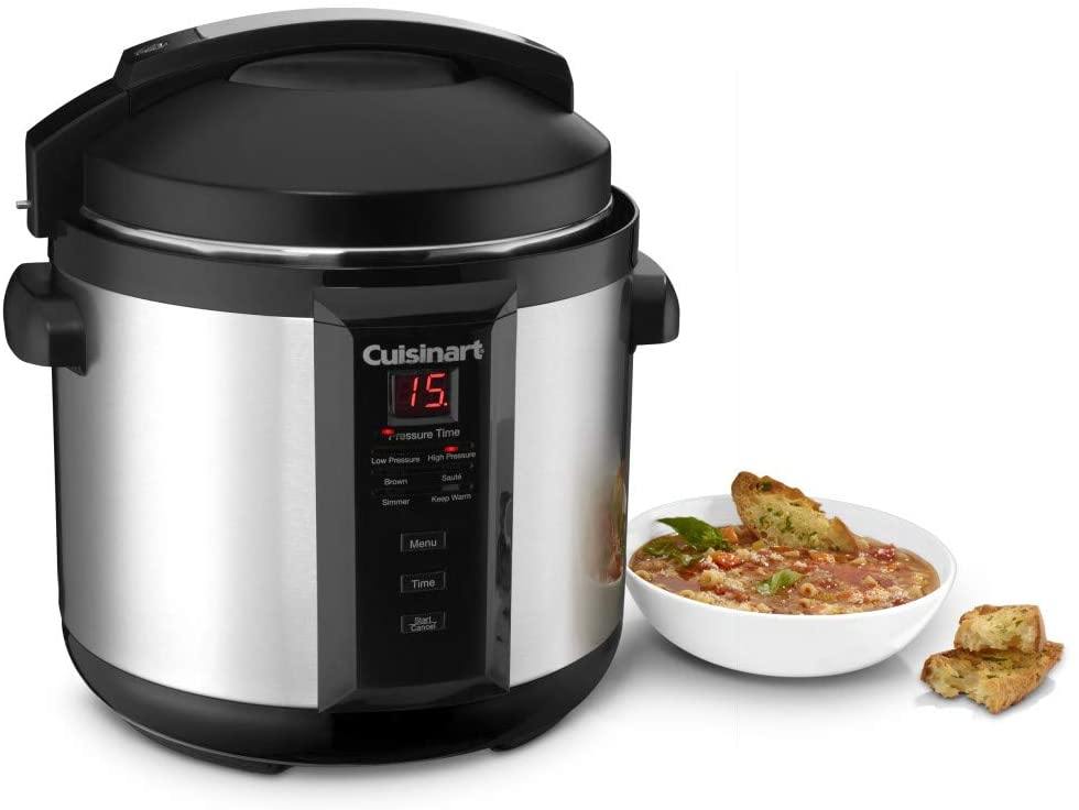 Cuisinart CPC-600N1 6-Quart Electric Pressure Cooker, Silver - JOY2ESpree