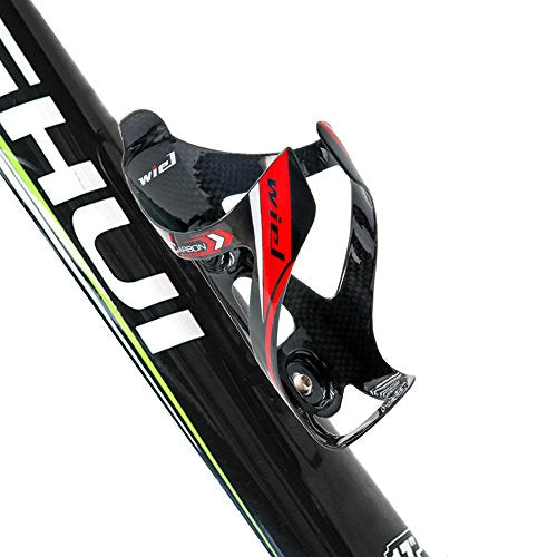 Wiel Full Carbon Fiber Bicycle Bike Light Drink Water Bottle Cage Holder
