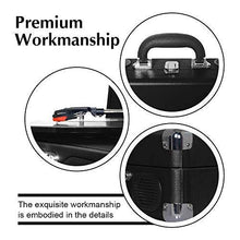 
                        
                          Muat gambar ke penampil Galeri, LP&amp;No.1 Portable Suitcase Turntable with Stereo Speaker,3 Speeds Belt-Drive Vinyl Record Player Black - JOY2ESpree
                        
                      