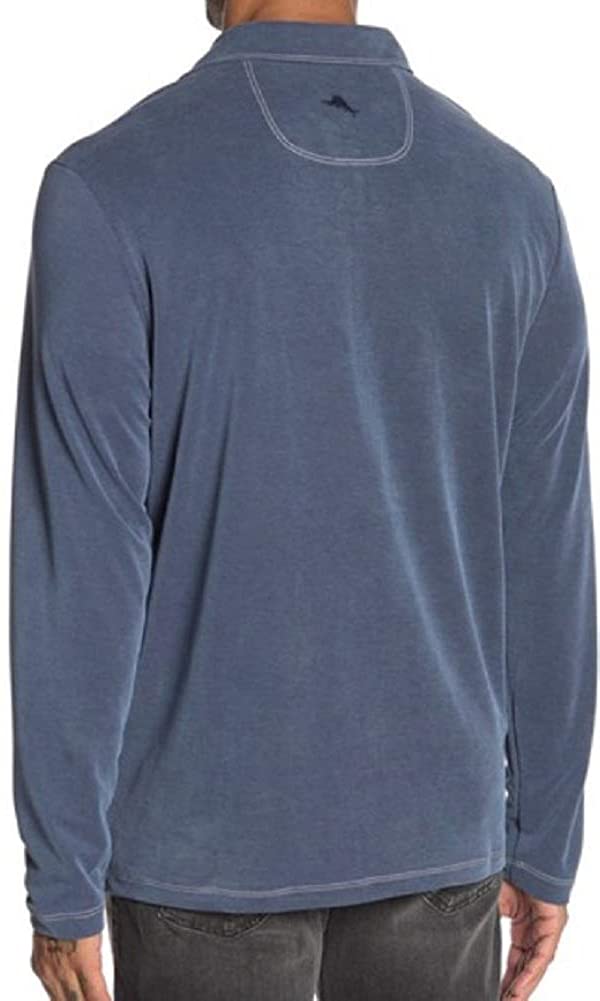 Tommy Bahama Long Sleeve Shoreline Surf Golf Polo Shirt