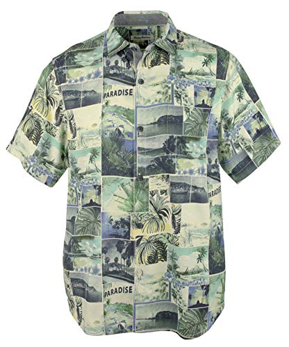 Tommy Bahama Island Snapshot Silk Camp Shirt