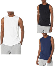 
                        
                          Load image into Gallery viewer, Russell Athletic Men's Cotton Performance Sleeveless Muscle T-Shirt
                        
                      