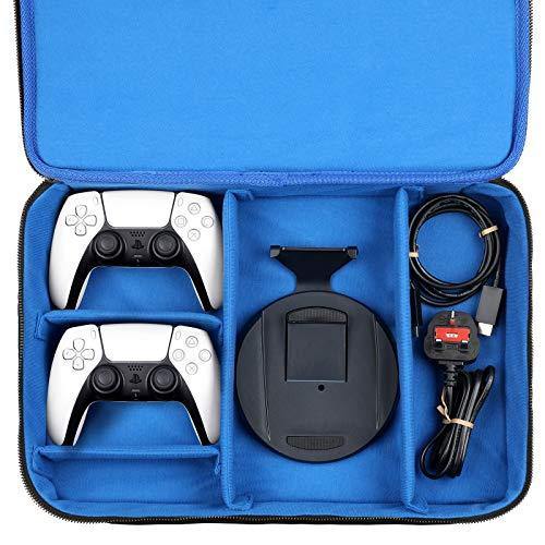 Zadii Protective Carrying Case Compatible with PS5, Travel Bag Holds Playstation 5 Console, DualSense Controllers, Cables and Other Accessories - JOY2ESpree