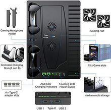 
                        
                          Muat gambar ke penampil Galeri, Benazcap Vertical Stand for Playstation 5 Console with Cooling Fan - JOY2ESpree
                        
                      