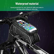 
                        
                          Load image into Gallery viewer, VANWALK Bike Bag with Phone Holder for Mountain Bike, Bike Handlebar Bag
                        
                      