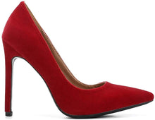 
                        
                          Muat gambar ke penampil Galeri, LIURUIJIA Womens Stiletto Pumps Pointed Toe High Heel Slip On Wedding Party Office Shoes 666
                        
                      