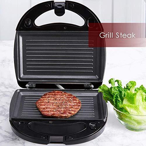 Aicok Sandwich Maker, Waffle Maker, Sandwich Grill, 750-Watts - JOY2ESpree