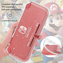 
                        
                          Cargar imagen en el visor de la galería, DLseego Carrying Case for Nintendo Switch lite, Newest Design Portable Travel Carrying Case 4 in 1 Accessories Kit with 1 Pcs Glitter case - JOY2ESpree
                        
                      