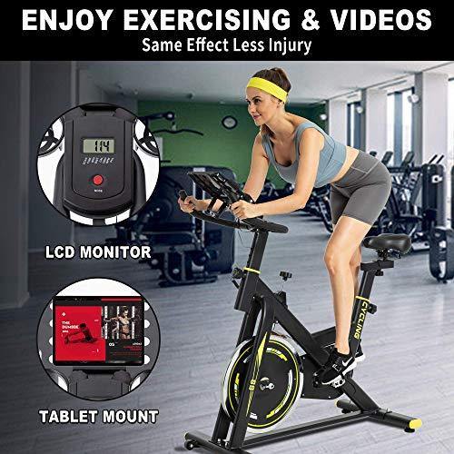 BINHIA Exercise Bike Indoor Cycling Bike Stationary - Cycle Bike with Ipad Mount &Comfortable Seat Cushion - JOY2ESpree