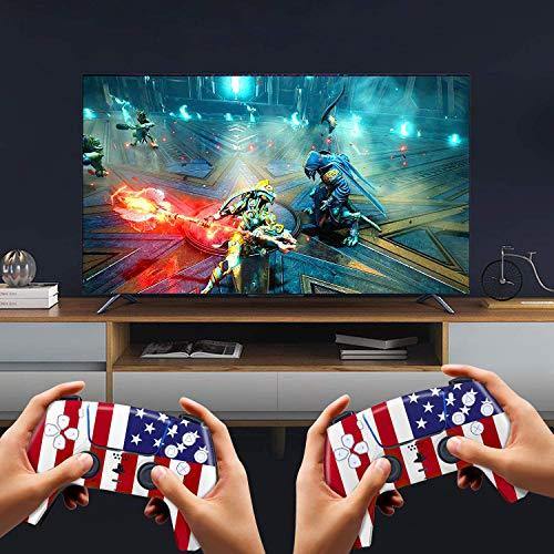 PS5 Console and Controller Skin Vinyl Sticker Decal Cover for PlayStation 5 Console and Controllers,Disk Edition,Red - JOY2ESpree