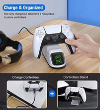 
                        
                          Load image into Gallery viewer, BEBONCOOL PS5 Charging Station, PS5 Controller Charger Station for Dualsense Controller - JOY2ESpree
                        
                      