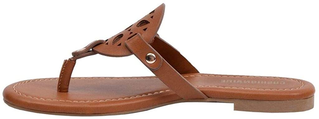 CUSHIONAIRE Women's Cameron Flat Sandal with +Comfort