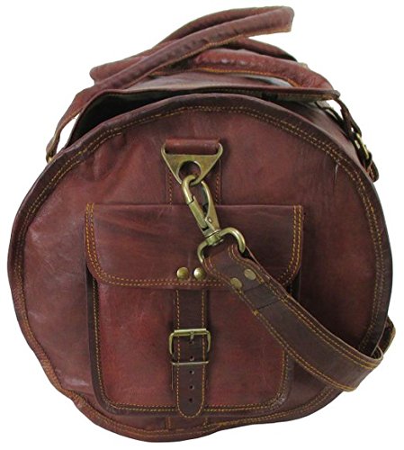 Leather Adjustable Padded Replacement Shoulder Strap with Metal Swivel Hooks for Messenger, Laptop, Camera, Duffle Bags & More