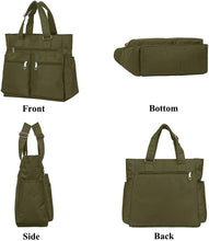 
                        
                          將圖片載入圖庫檢視器 Canvas Tote Bag Waterproof Nylon Multi Pocket Shoulder Bags Laptop Work Bag Teacher Purse and Handbags for Women &amp; Men
                        
                      